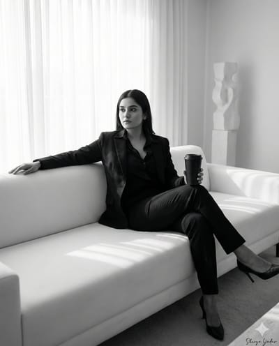 优雅与舒适在电影般的肖像中交融