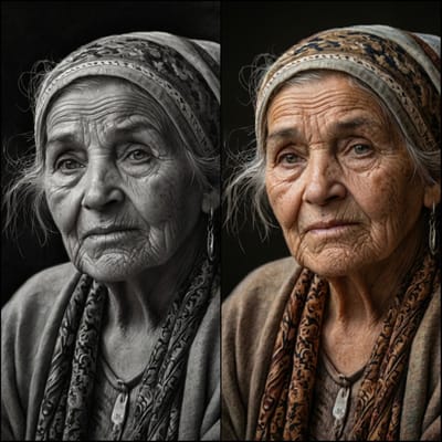 重温记忆：复古照片焕现惊艳4K色彩！