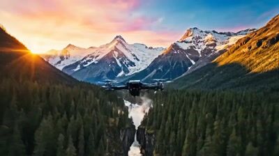 Chasing Eagles: A High-Speed Adventure Above Turquoise Rapids